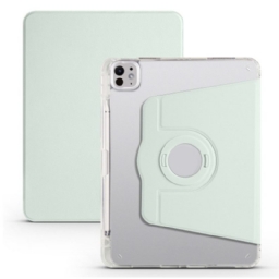 Kotelot iPad Pro 13 (2025) Pyörivä Jalusta Ja Irrotettava Läpinäkyvä Selkänoja