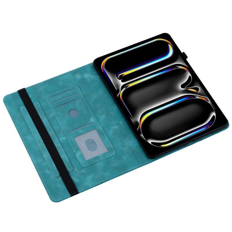 Kotelot iPad Pro 13 (2025) Sydänmokkanahkakuvio Suojakuori