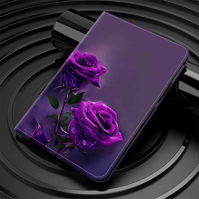 Kotelot iPad Pro 13 (2025) Violetit Ruusut