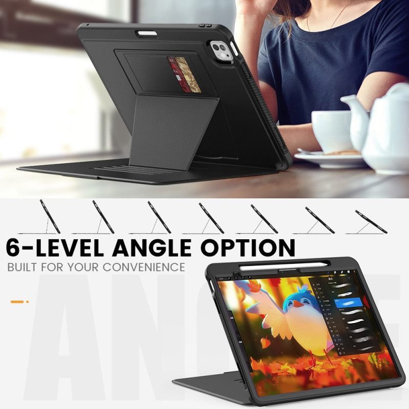 Kuoret iPad Pro 13 (2025) Korttiteline Ja Magneettipidike