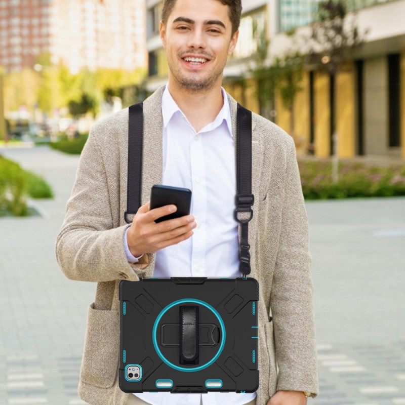 Kuori iPad Pro 13 (2025) Erittäin Kestävä Jalusta Ja Olkahihna