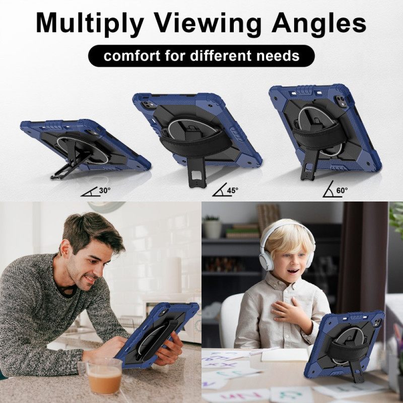 Kuori iPad Pro 13 (2025) Käsihihna Ja Olkahihna Suojakuori