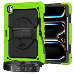 Kuori iPad Pro 13 (2025) Kestävä Näytönsuoja Ja Olkahihna