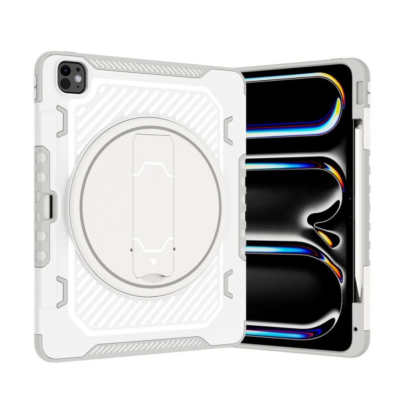 Kuori iPad Pro 13 (2025) Kynän Pidike Ja Säädettävä Jalusta