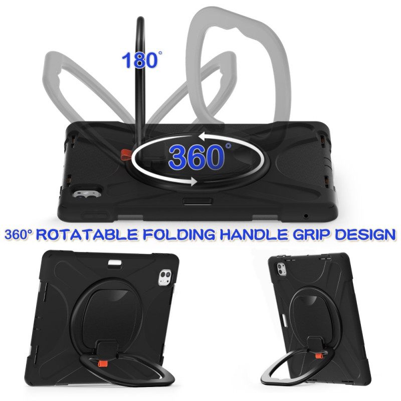 Kuori iPad Pro 13 (2025) Pyörivä Jalusta Ja Kahva