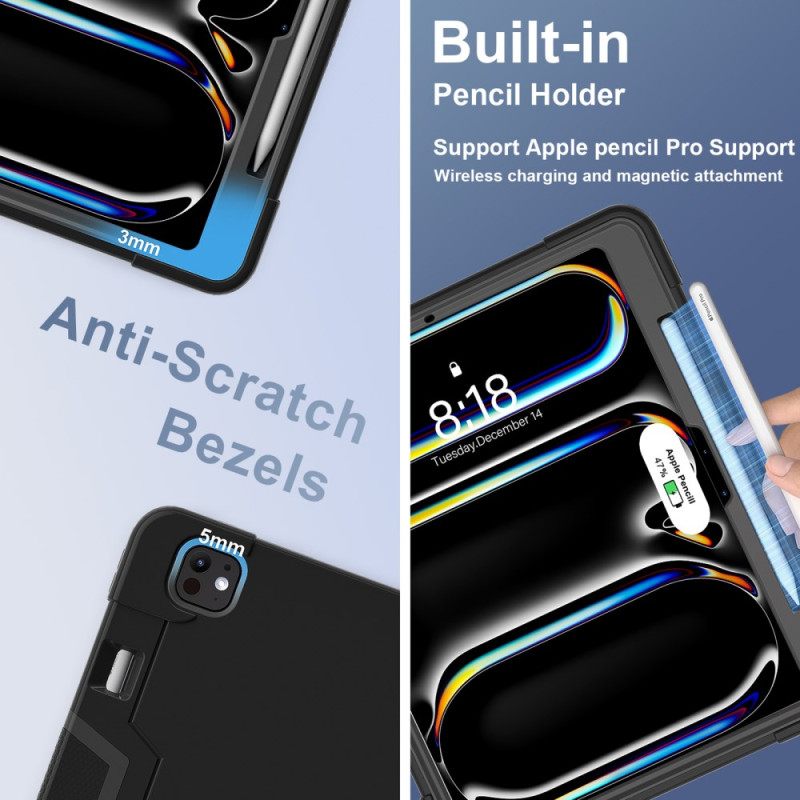 Puhelinkuoret iPad Pro 13 (2025) Integroitu Jalusta Ja Kynäteline