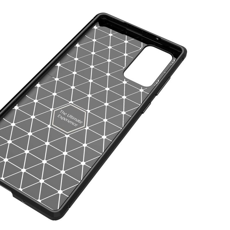 Case Samsung Galaxy Note 20 Joustava Hiilikuiturakenne