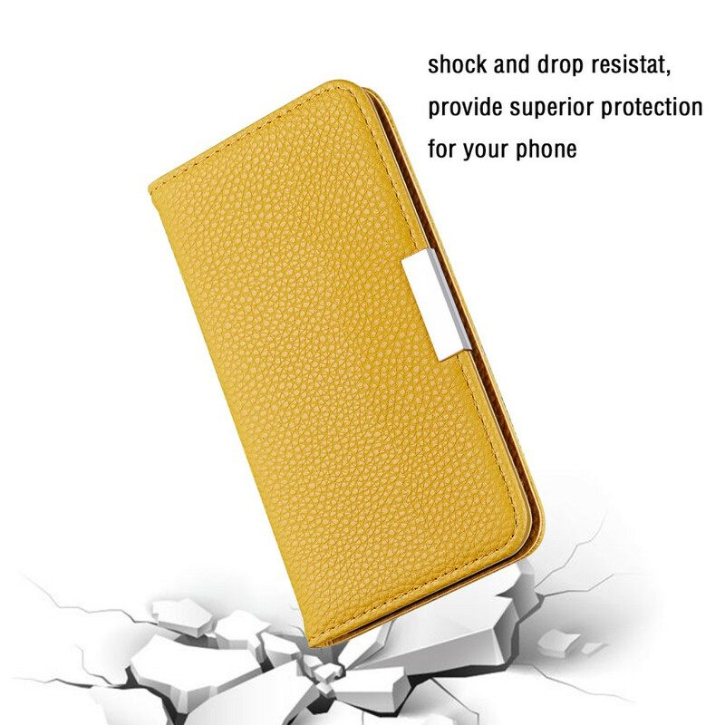 Puhelinkuoret Samsung Galaxy Note 20 Kotelot Flip Ultra Chic Litchi Faux Leather