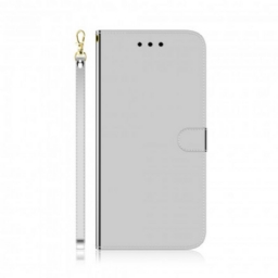 Kotelot iPhone X / XS Keinonahkainen Peilin Kansi
