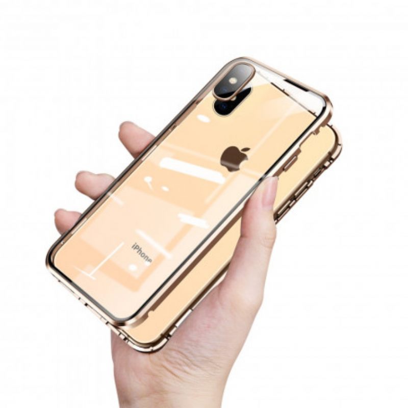 Kuori iPhone X / XS Karkaistu Lasi Edessä Ja Takana