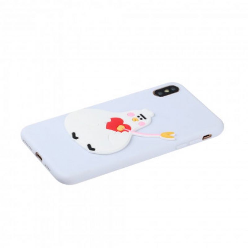 Kuori iPhone X / XS Silicone Logo Animal Fun