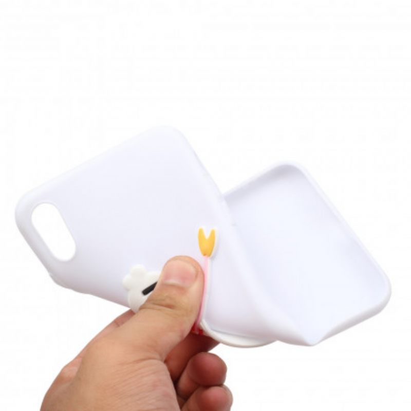 Kuori iPhone X / XS Silicone Logo Animal Fun