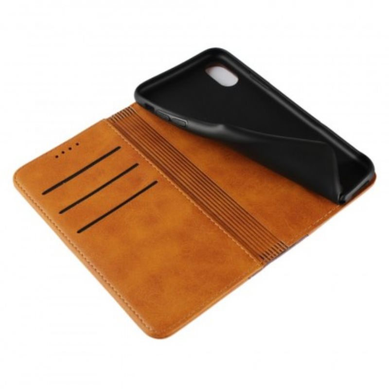 Puhelinkuoret iPhone X / XS Kotelot Flip Bicolor Leather Effect