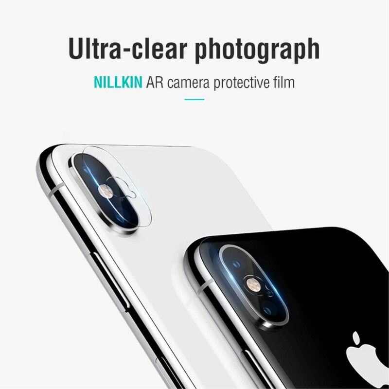 Suojaava Karkaistu Lasilinssi iPhone X / Xs Nillkinille