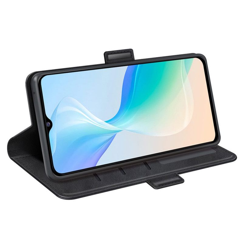 Nahkakotelo Vivo Y76 5G Kotelot Flip Plus Double Flap