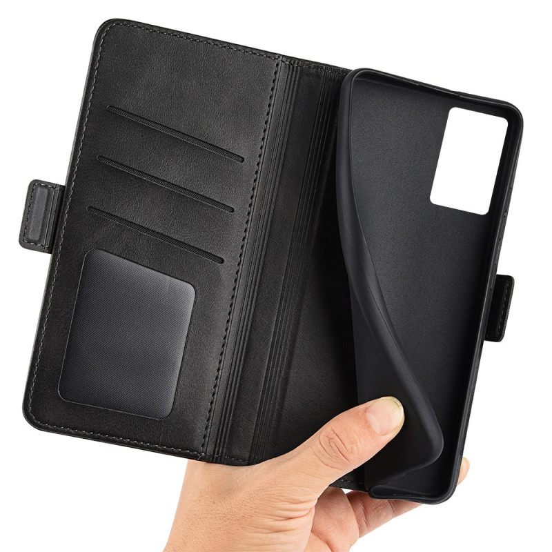 Nahkakotelo Vivo Y76 5G Kotelot Flip Plus Double Flap