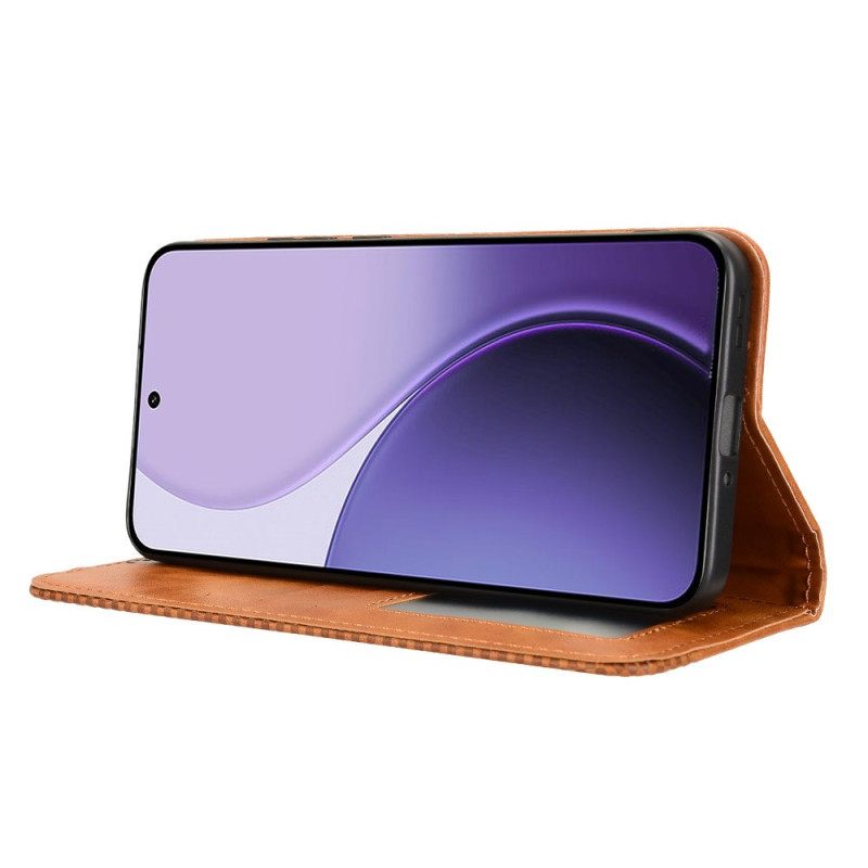 Nahkakotelo Oppo Reno 14 Pro 5g Vintage-reunus