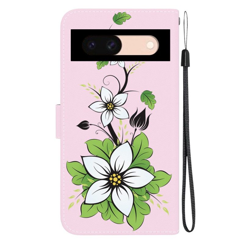 Kuoret Google Pixel 8a Lilja Hihnassa
