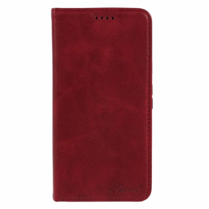 Nahkakotelo Google Pixel 8a Suteni-nahkaefekti Suojakuori