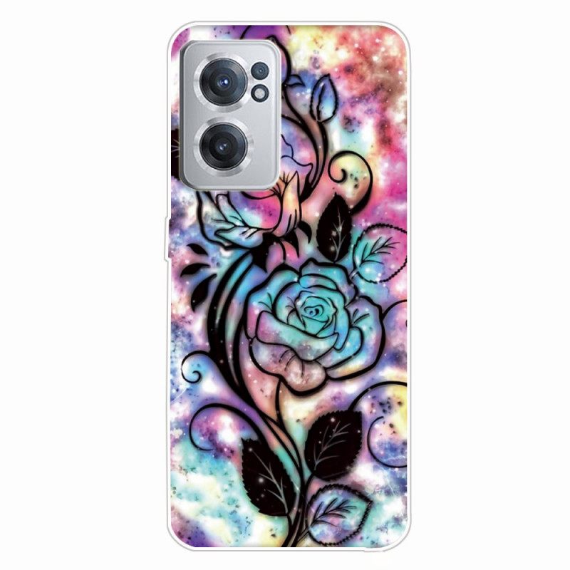 Case OnePlus Nord CE 2 5G Psychedelic Flowers