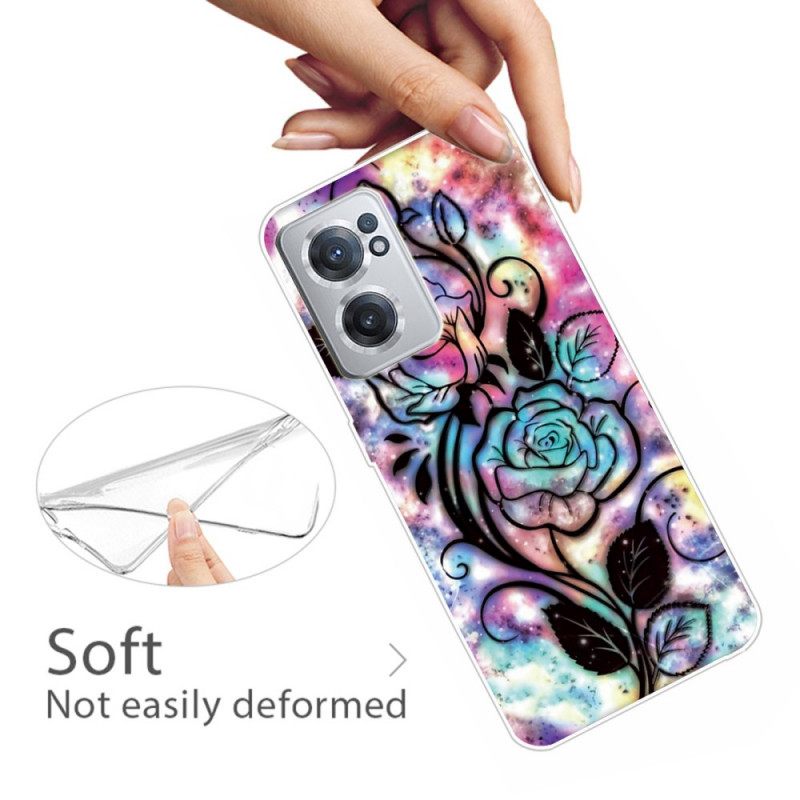 Case OnePlus Nord CE 2 5G Psychedelic Flowers