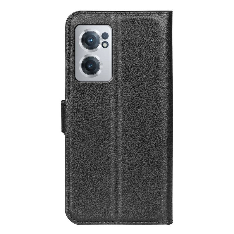 Flip Case OnePlus Nord CE 2 5G Lychee Faux Leather