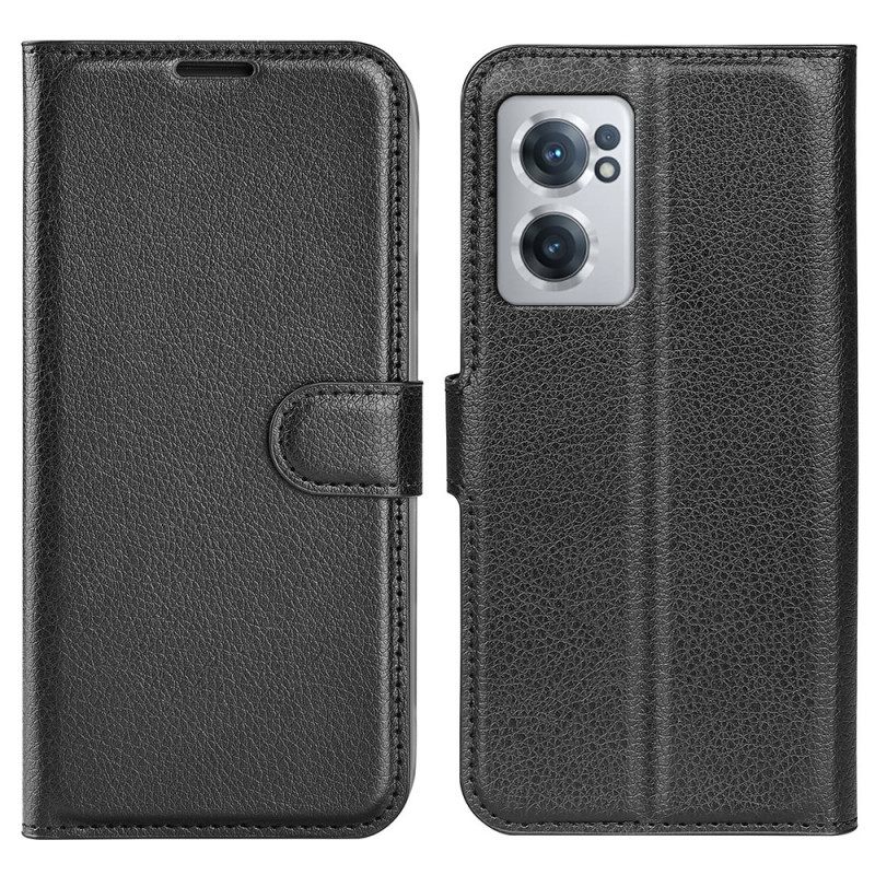 Flip Case OnePlus Nord CE 2 5G Lychee Faux Leather