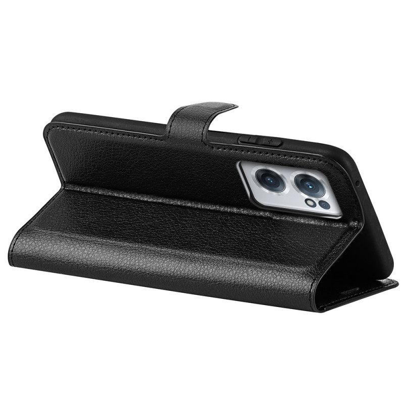 Flip Case OnePlus Nord CE 2 5G Lychee Faux Leather