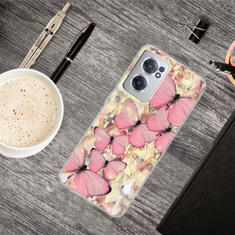 Kuori OnePlus Nord CE 2 5G Butterfly Roses