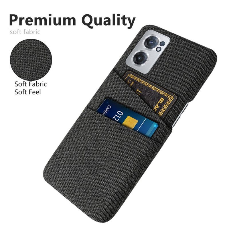 Kuori OnePlus Nord CE 2 5G Kudottu Korttikotelo