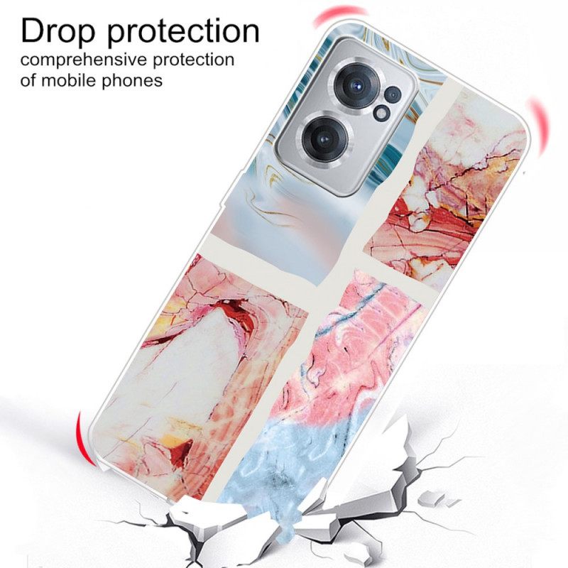 Kuori OnePlus Nord CE 2 5G Marble Suorakulmiot
