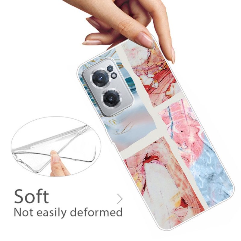 Kuori OnePlus Nord CE 2 5G Marble Suorakulmiot