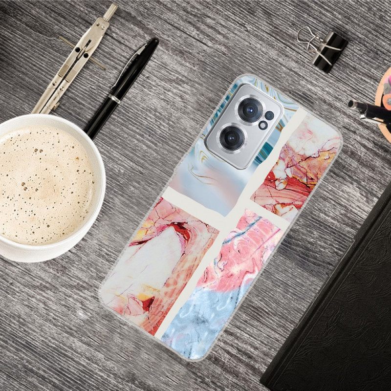 Kuori OnePlus Nord CE 2 5G Marble Suorakulmiot