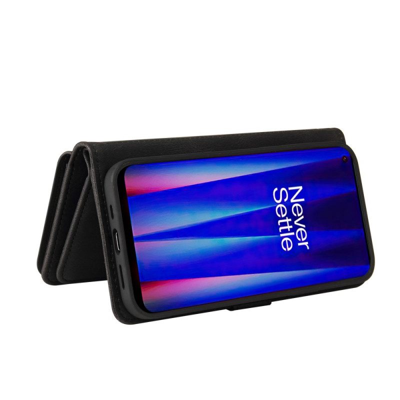 Nahkakotelo OnePlus Nord CE 2 5G Lompakkokuori Suojaketju Kuori Strap Lompakko
