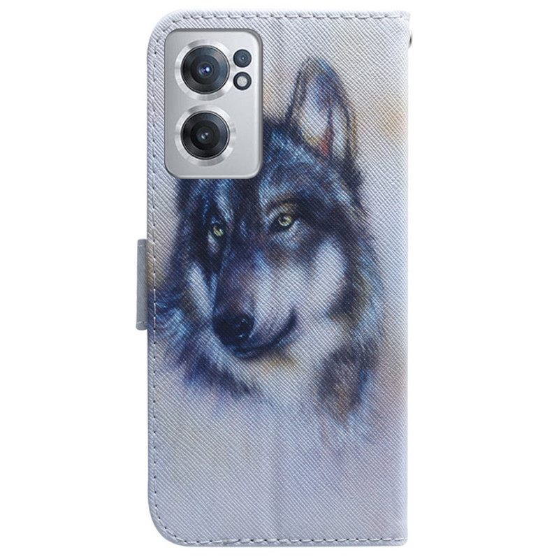 Nahkakotelo OnePlus Nord CE 2 5G Suden Maalaus