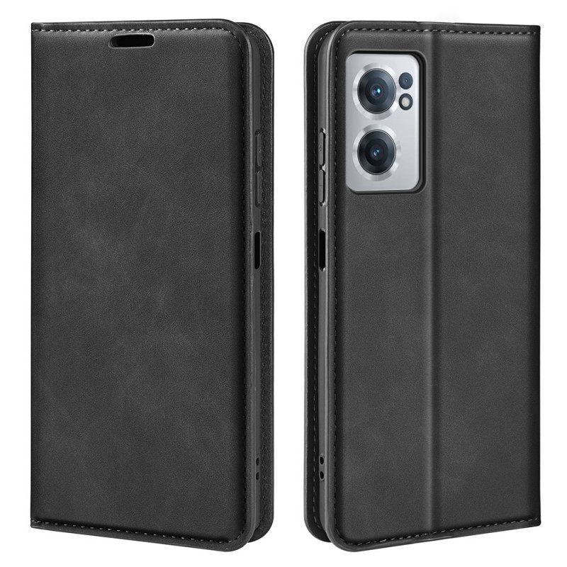 Puhelinkuoret OnePlus Nord CE 2 5G Kotelot Flip Silk Touch