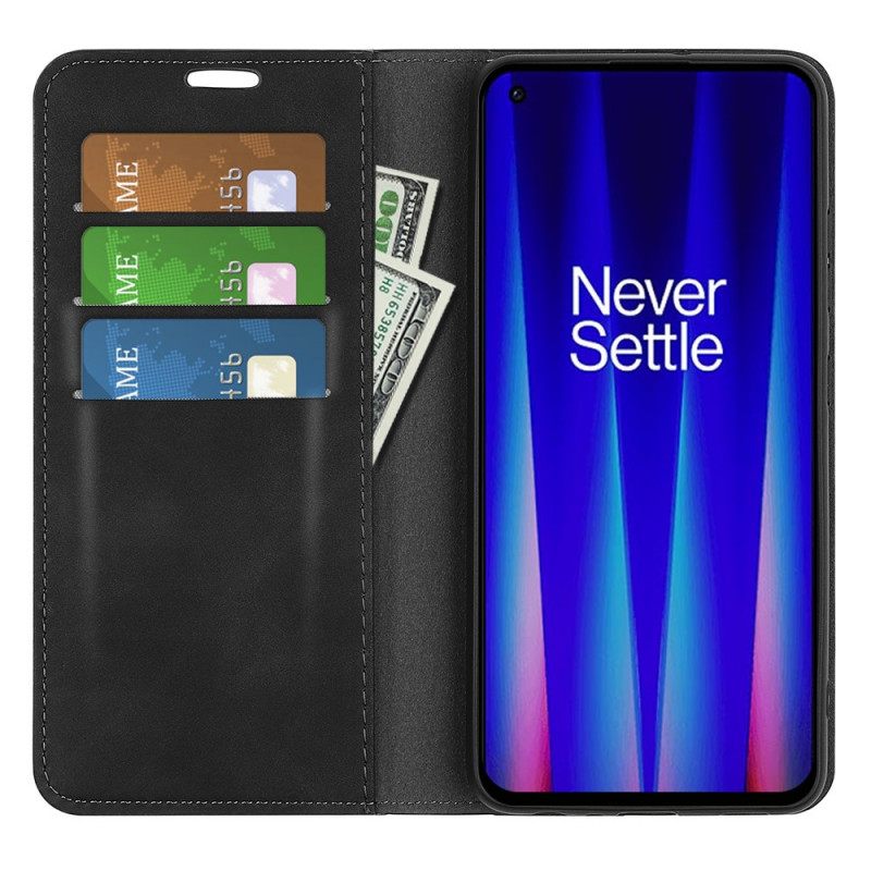 Puhelinkuoret OnePlus Nord CE 2 5G Kotelot Flip Silk Touch