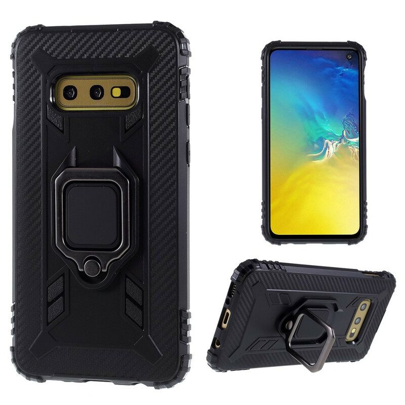 Case Samsung Galaxy S10e Rengas Ja Hiilikuitu
