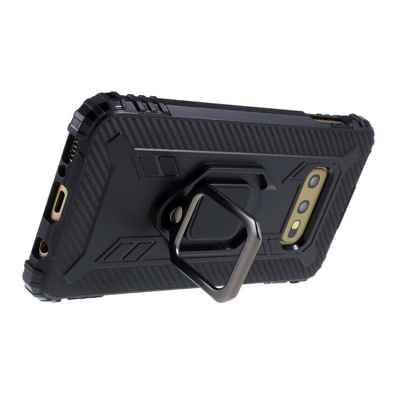 Case Samsung Galaxy S10e Rengas Ja Hiilikuitu