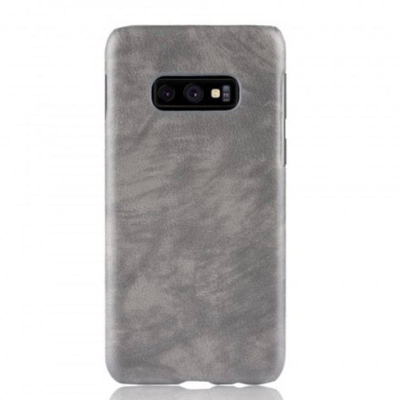 Kuori Samsung Galaxy S10e Litchin Nahkaefekti