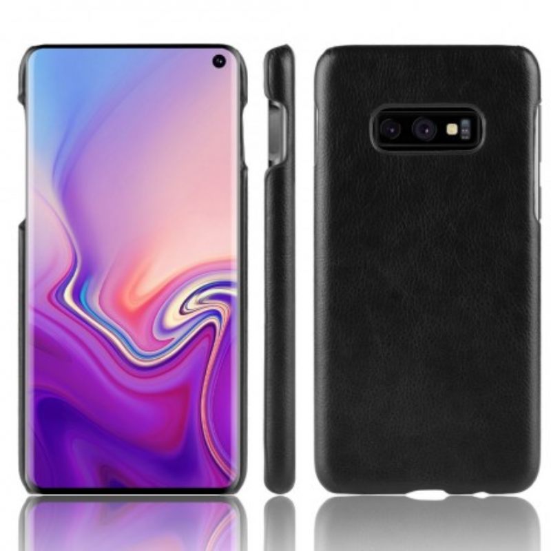 Kuori Samsung Galaxy S10e Litchin Nahkaefekti