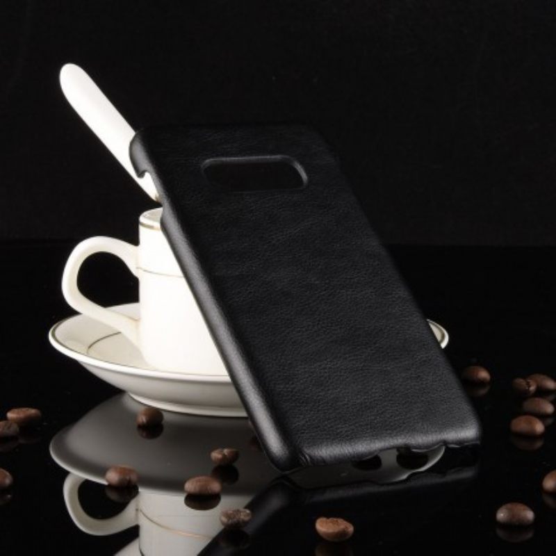 Kuori Samsung Galaxy S10e Litchin Nahkaefekti
