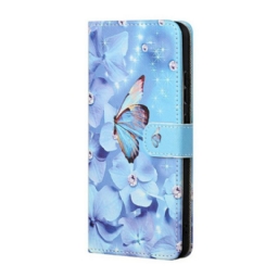 Kotelot Poco M3 Pro 5G Suojaketju Kuori Stringit Perhoset