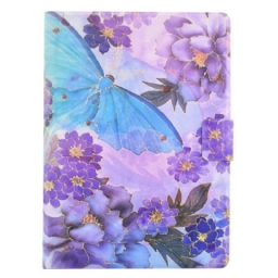 Kotelot Samsung Galaxy Tab S11 Pionit Ja Perhoset