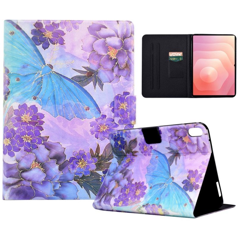 Kotelot Samsung Galaxy Tab S11 Pionit Ja Perhoset