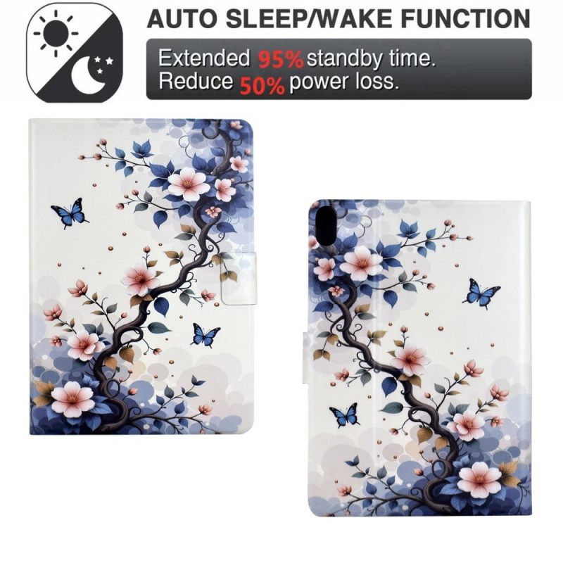 Kotelot Samsung Galaxy Tab S11 Puhelinkuoret Kukkia Ja Perhosia