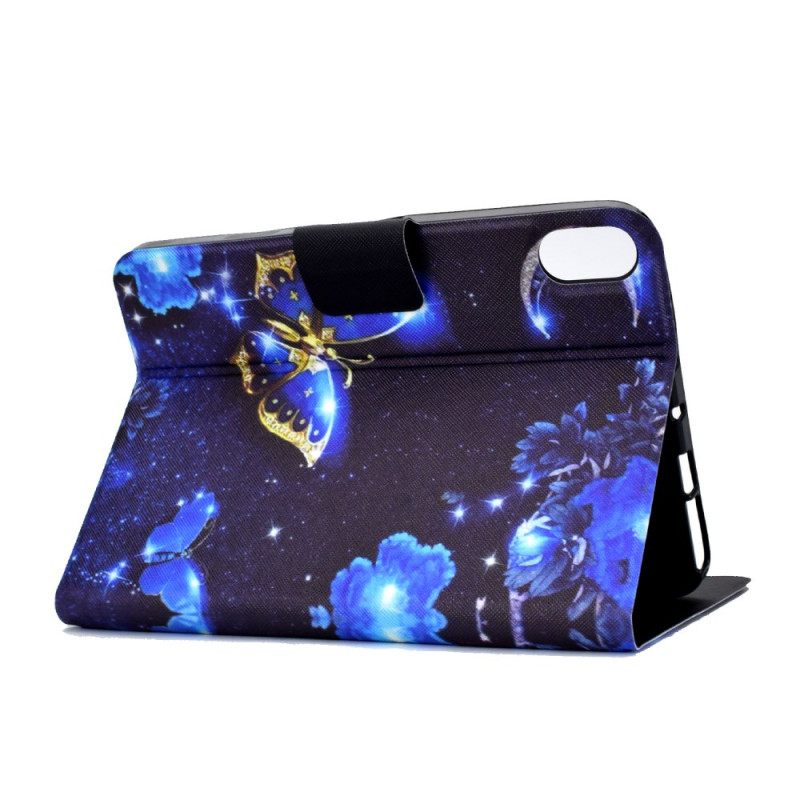 Kotelot Samsung Galaxy Tab S11 Sininen Ja Kultainen Perhonen