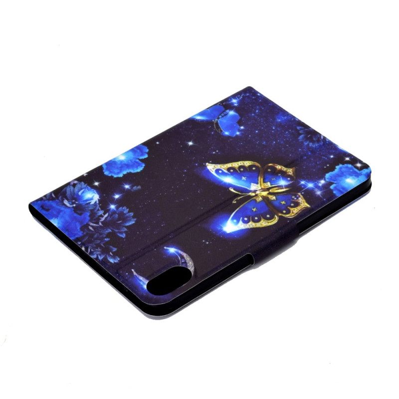Kotelot Samsung Galaxy Tab S11 Sininen Ja Kultainen Perhonen