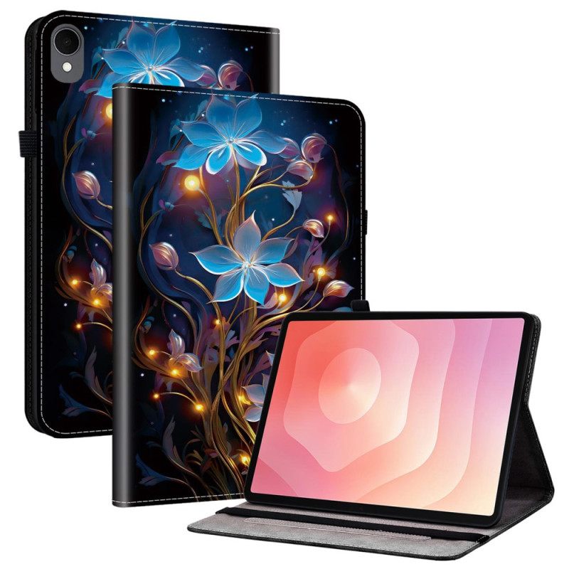 Kotelot Samsung Galaxy Tab S11 Siniset Kukat