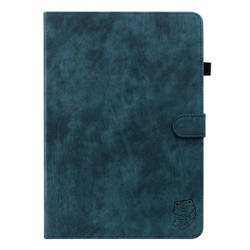 Kotelot Samsung Galaxy Tab S11 Vintage-mokkanahkaefekti